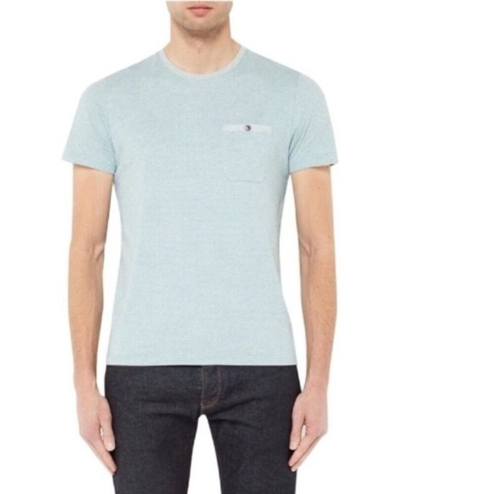 Ted Baker Polrole T-Shirt Light Green Size 4 NWOT